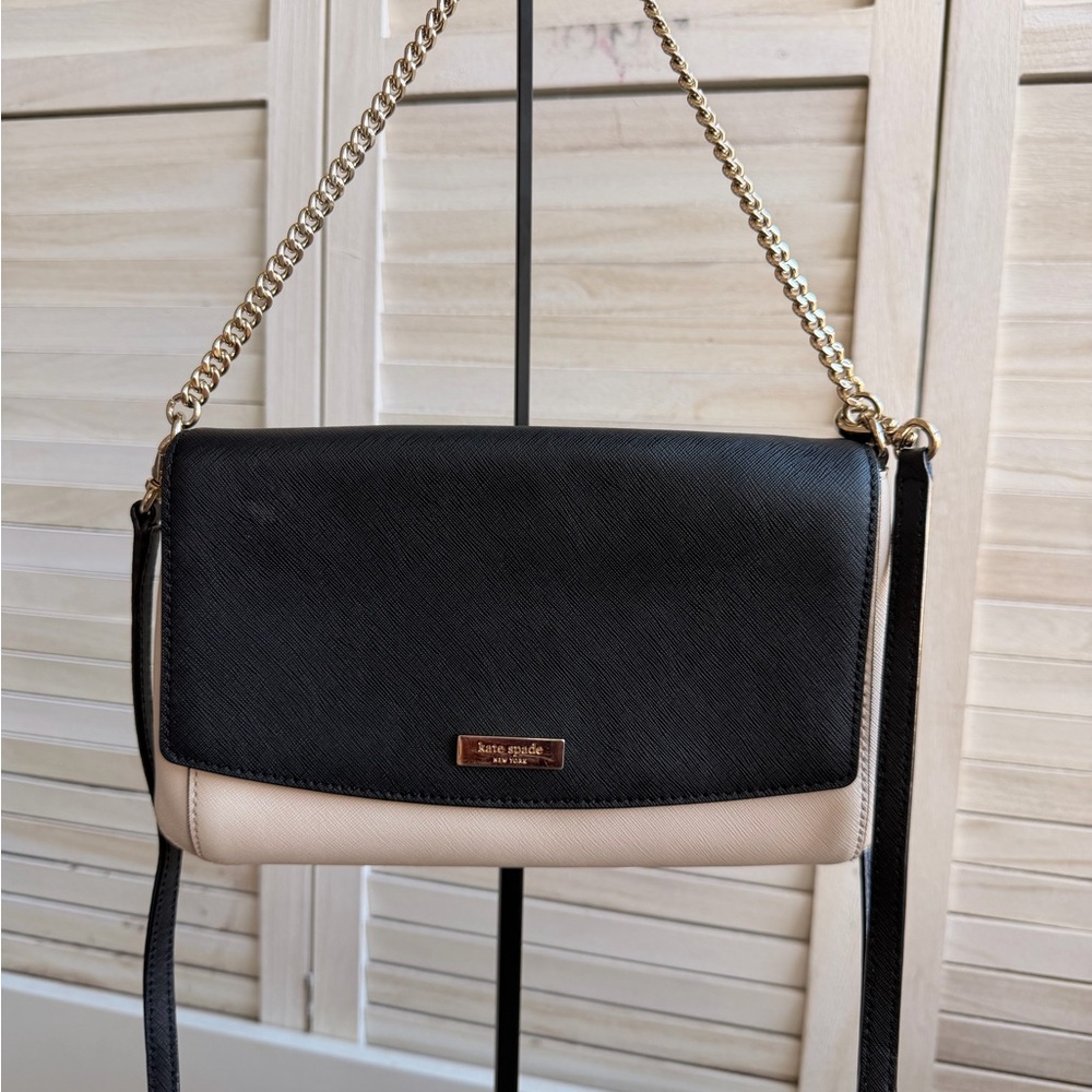 Kate Spade Two-Tone Black and Cream Crossbody Bag